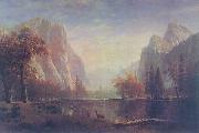 Albert Bierstadt Lake in the Yosemite Valley oil on canvas